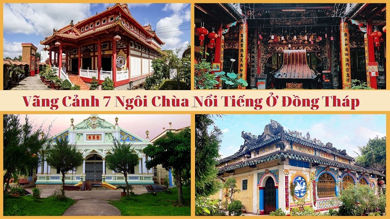 CHÙA HÒA LONG MÁI NGÓI ĐỎ RÊU PHONG THANH TỊNH GIỮA ĐỒNG LÚA XANH