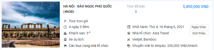 H&Agrave; NỘI - ĐẢO NGỌC PH&Uacute; QUỐC (4N3Đ)