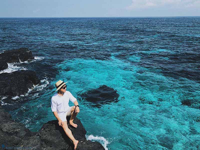 Đảo Bé tuy nhỏ nhưng có những bãi biển tuyệt đẹp được khách du lịch săn đón