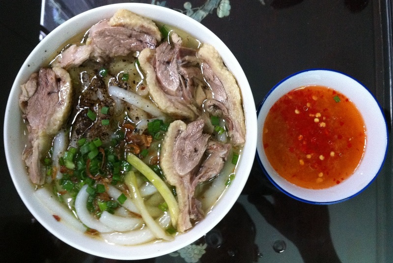 Bánh canh bột xắt ở Bến Tre