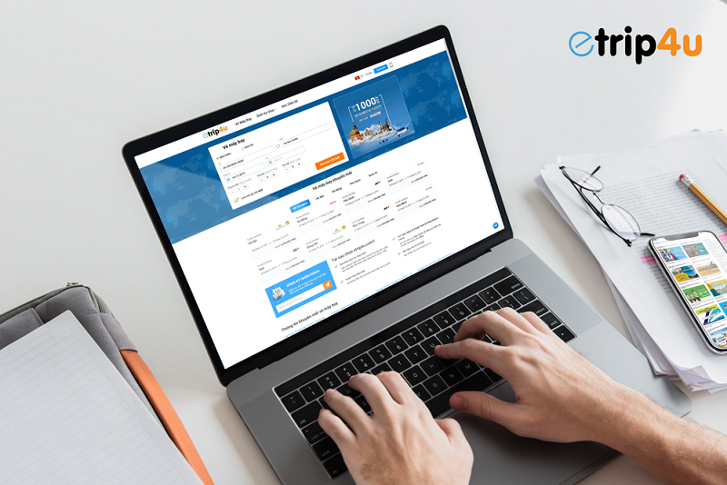 Etrip4u là website đặt vé máy bay trực tuyến hàng đầu hiện nay