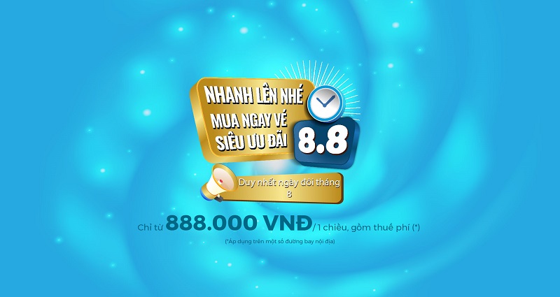 Ưu đãi ngày trùng - Mức giá siêu khủng cùng Vietnam Airlines