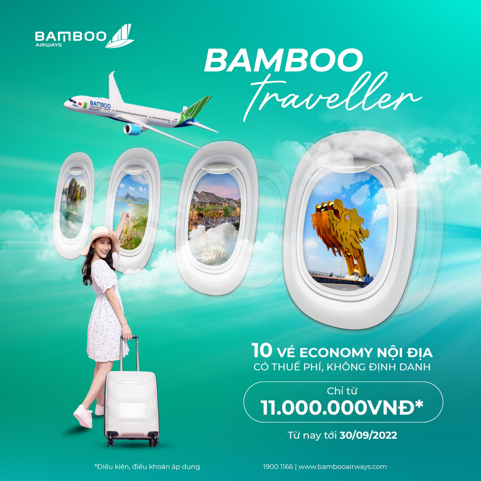 Mừng sinh nhật Bamboo - Rinh thẻ bay theo nhóm siêu khủng Mừng sinh nhật Bamboo - Rinh thẻ bay theo nhóm siêu khủng