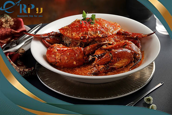 Cua sốt ớt - món ngon khi du lịch singapore