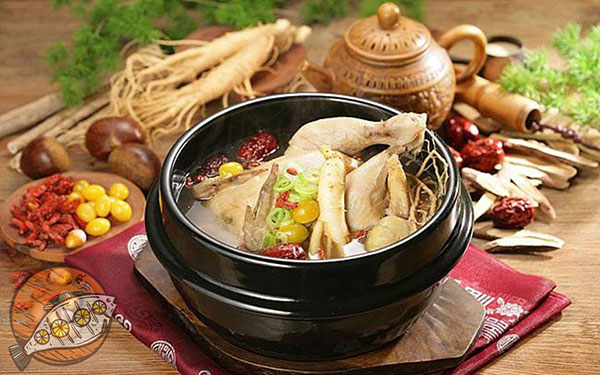Samgyetang - Gà tần sâm