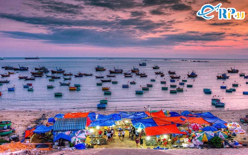 Làng chài Mũi Né đậm chất làng chài thuần túy của Việt Nam Làng chài Mũi Né đậm chất làng chài thuần túy của Việt Nam