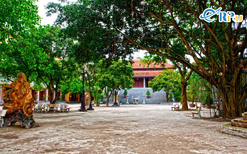 Chùa Bồ Đề có tổng thể kiến trúc như: chùa chính, nhà Tổ, Điện Mẫu, nhà khách, khu mộ tháp,... Chùa Bồ Đề có tổng thể kiến trúc như: chùa chính, nhà Tổ, Điện Mẫu, nhà khách, khu mộ tháp,...