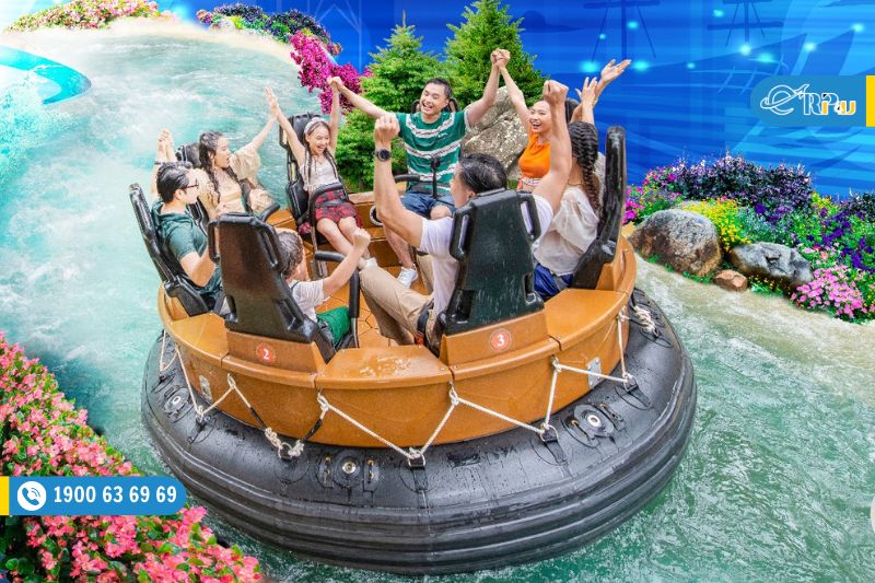 chơi trò chơi tại vinWonder Phú Quốc