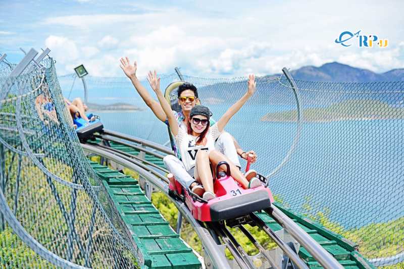 Đường trượt đôi tốc độ Bà Nà