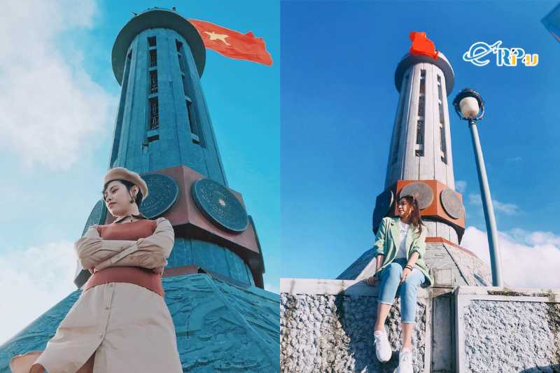 Check in cột cờ Lũng Cú