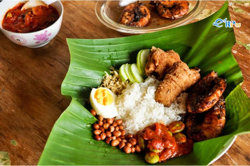 Cơm lá chuối Malaysia