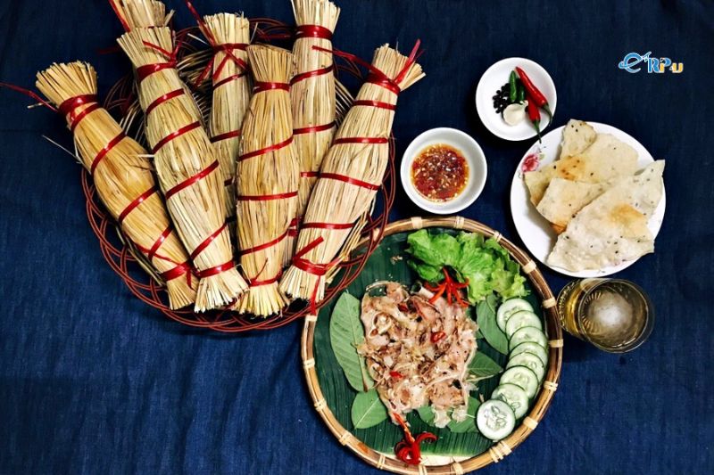 Chả tr&eacute; rơm