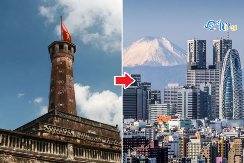 Chặng Hà Nội - Tokyo