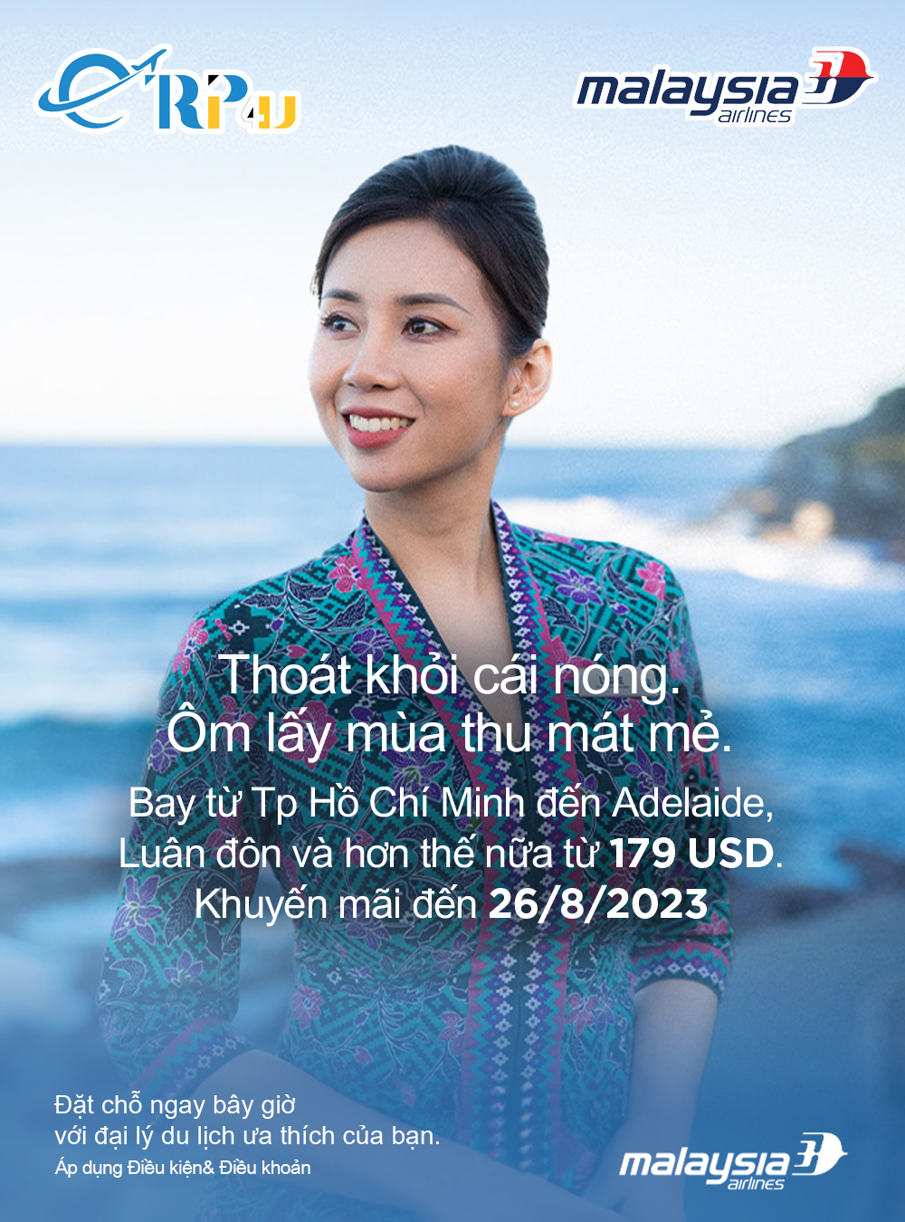 Chương trình khuyến mãi mùa thu với giá vé siêu hot của Malaysia Airlines