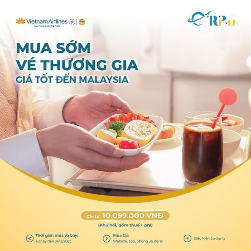 Ưu đ&atilde;i từ Vietnam Airlines cho chặng bay đến Malaysia