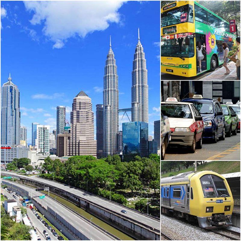 Phương tiện được sử dụng phổ biến khi du lịch tại Malaysia