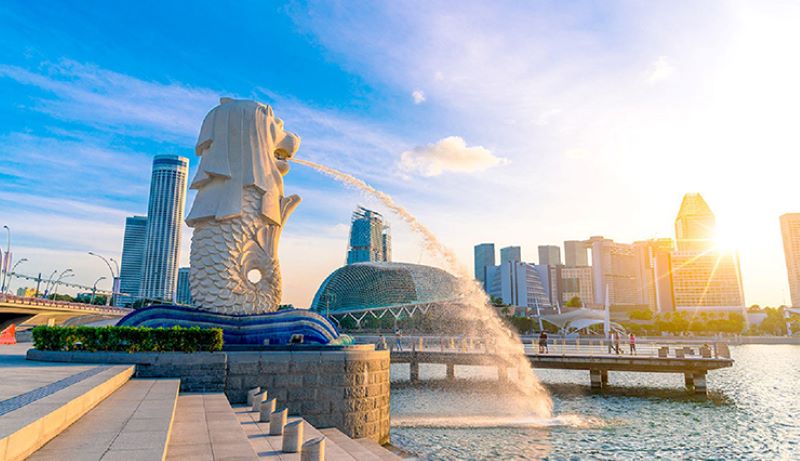 Công viên Merlion - Biểu tượng của quốc đảo sư tử Công viên Merlion - Biểu tượng của quốc đảo sư tử
