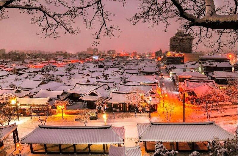 Tour du lịch Hàn Quốc - Làng cổ Jeonju