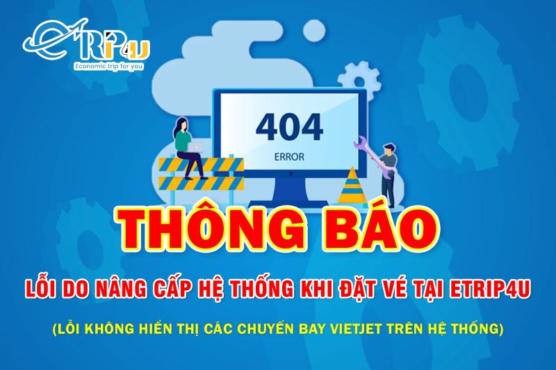 Thông báo lỗi hiển thị hệ thống