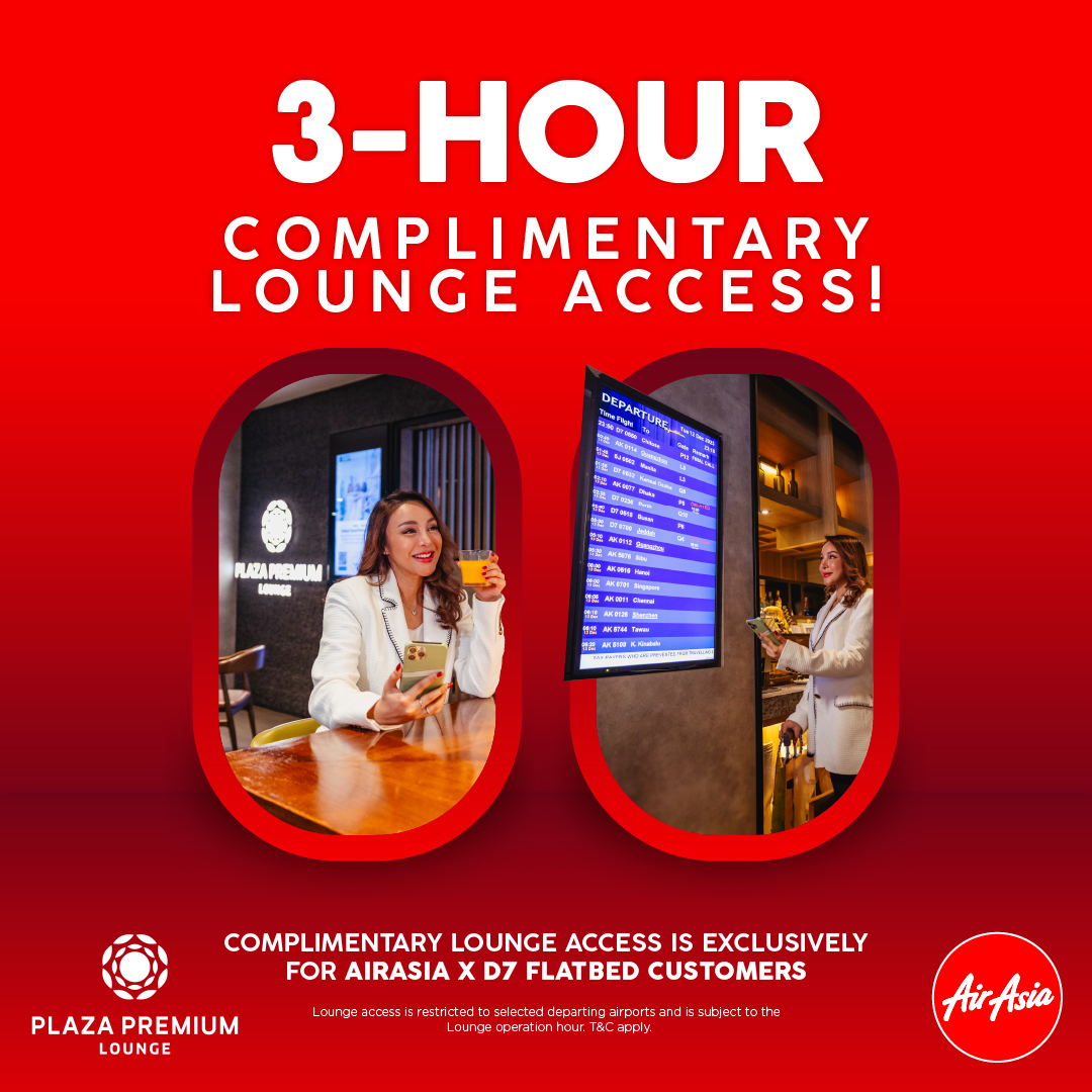 AirAsia: Dịch vụ Phòng chờ Sân bay Miễn phí AirAsia: Dịch vụ Phòng chờ Sân bay Miễn phí