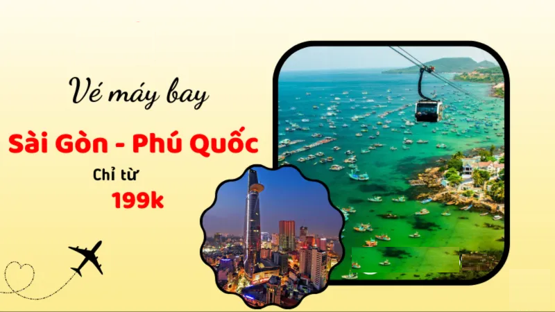 Giá vé máy bay Phú Quốc Sài Gòn