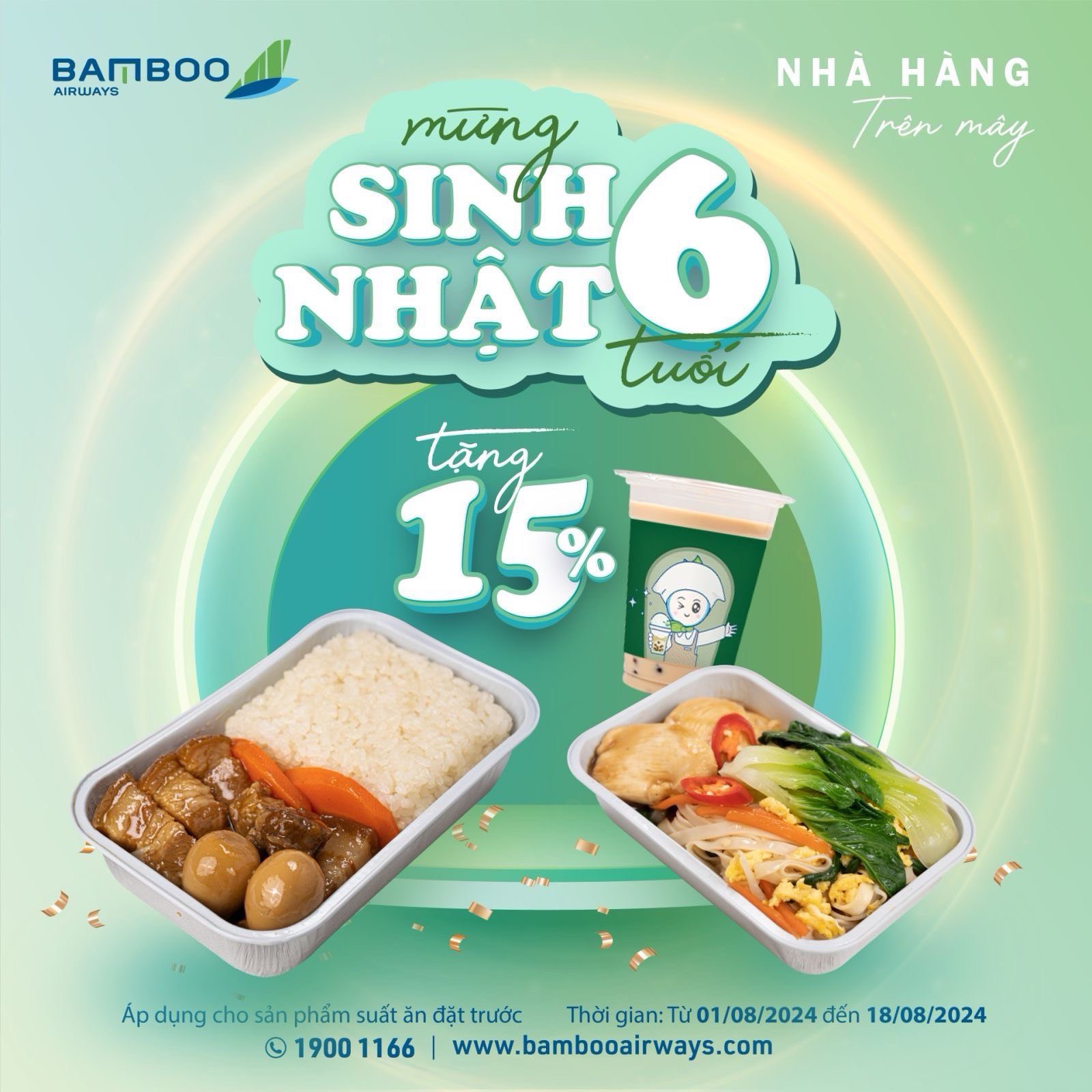 Ưu đãi giảm giá 15% dịch vụ suất ăn đặt trước mừng đại lễ Quốc Khánh 2/9