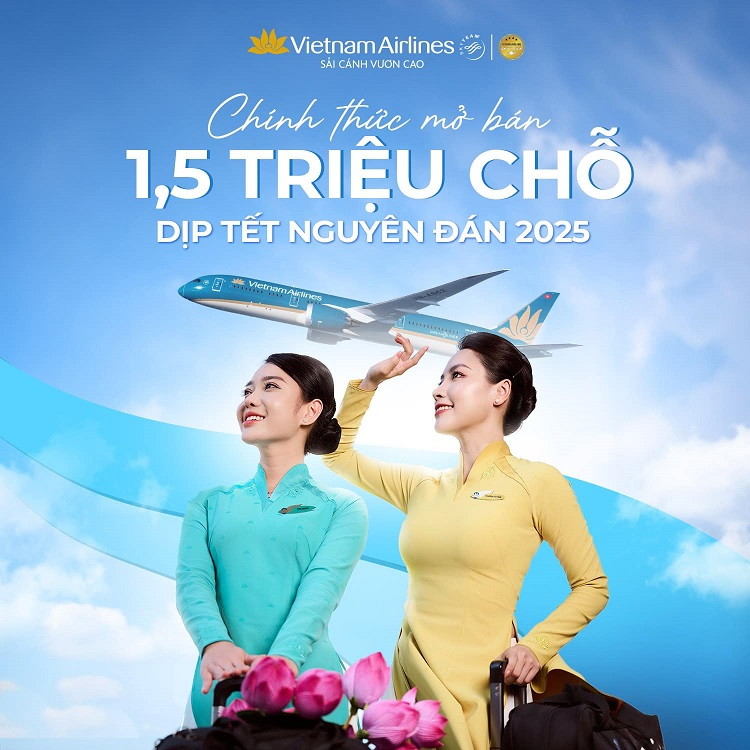 Thời điểm săn vé máy bay Tết 2025 Vietnam Airline giá rẻ nhất Thời điểm săn vé máy bay Tết 2025 Vietnam Airline giá rẻ nhất