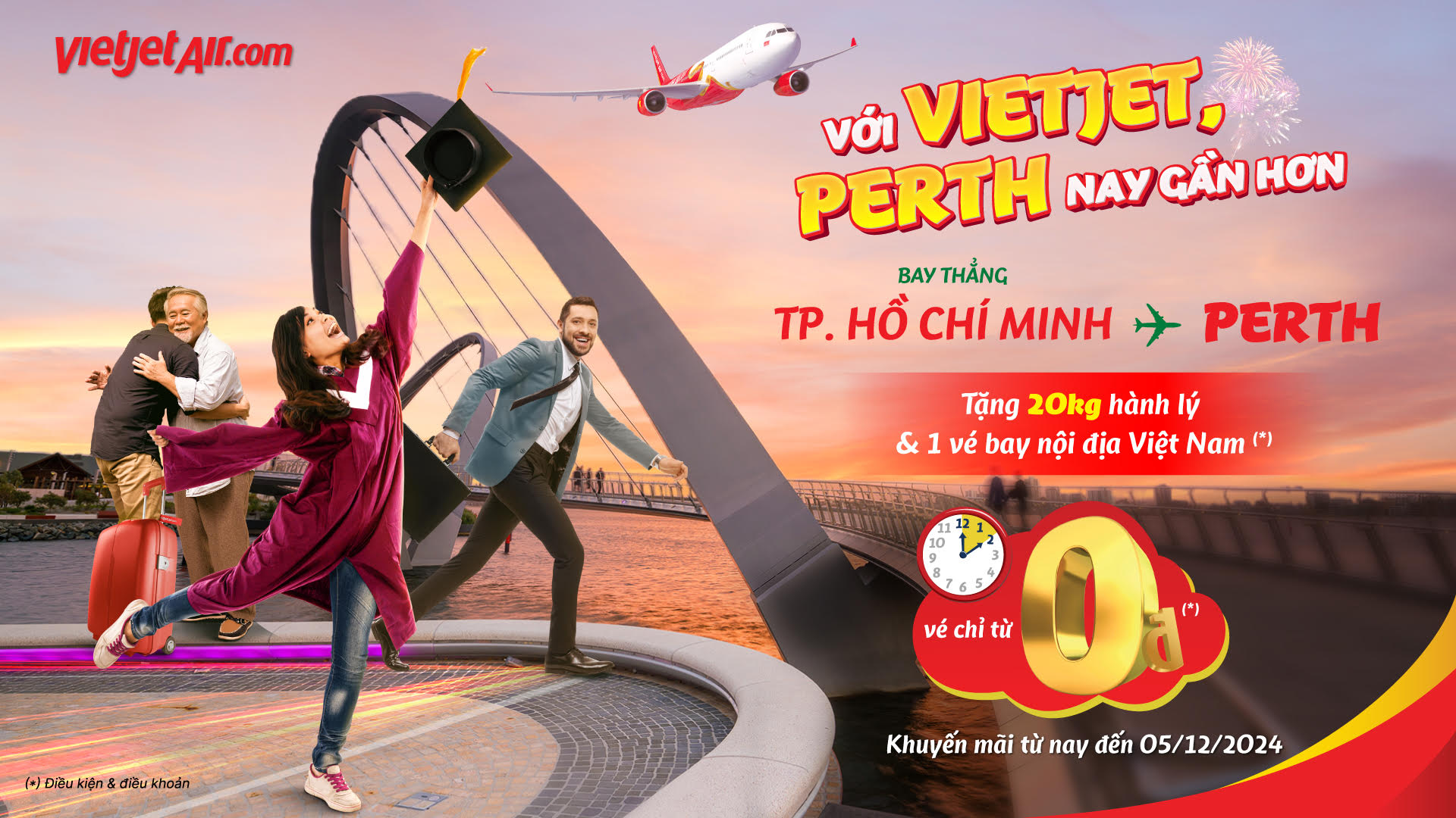 VietJet: Chương trình khuyến mãi khám phá Việt Nam từ Perth VietJet: Chương trình khuyến mãi khám phá Việt Nam từ Perth