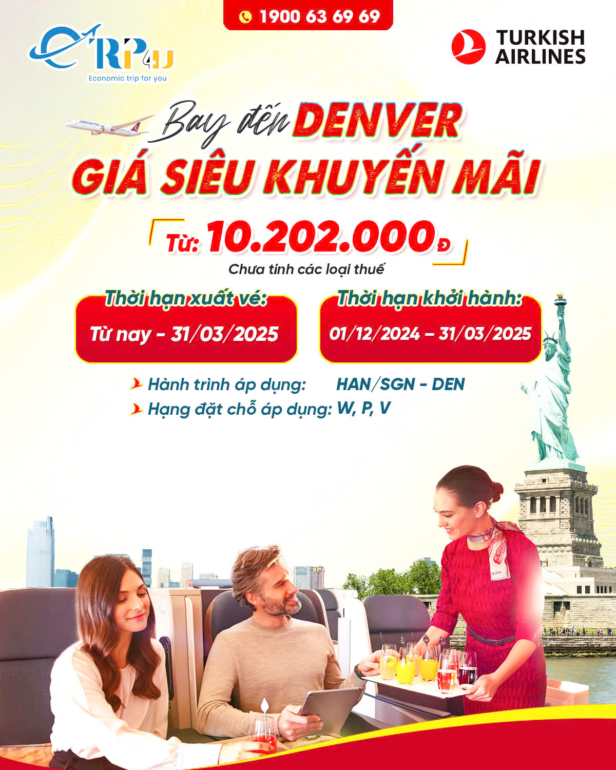 Turkish Airlines: Ưu đãi đường bay mới đến Hoa Kỳ chỉ từ 10.202.000VND Turkish Airlines: Ưu đãi đường bay mới đến Hoa Kỳ chỉ từ 10.202.000VND