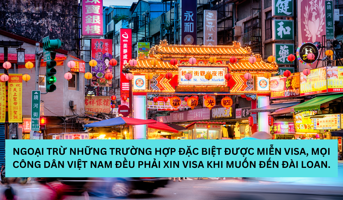 Một số lưu ý khi visa du lịch Đài Loan