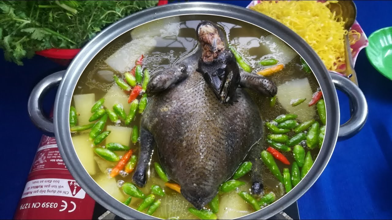 Lẩu gà đen đặc sản vùng cao nguyên Lẩu gà đen đặc sản vùng cao nguyên