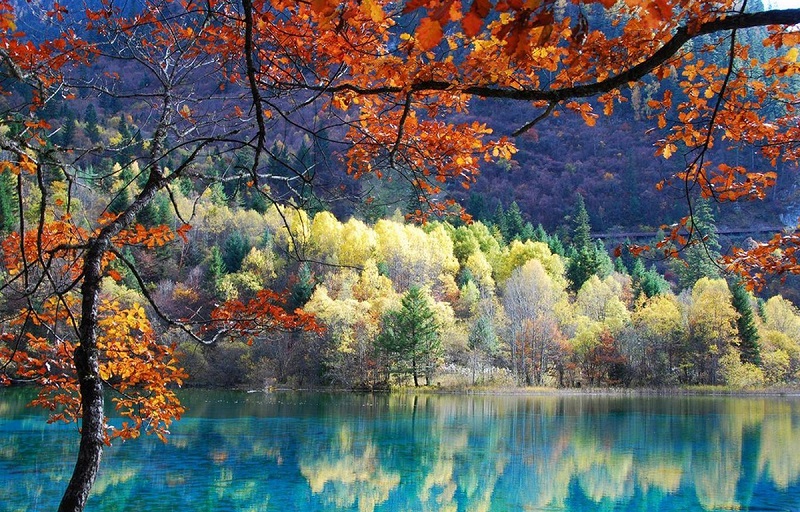 Thời tiết mùa thu ở Trung Quốc thường rất dễ chịu