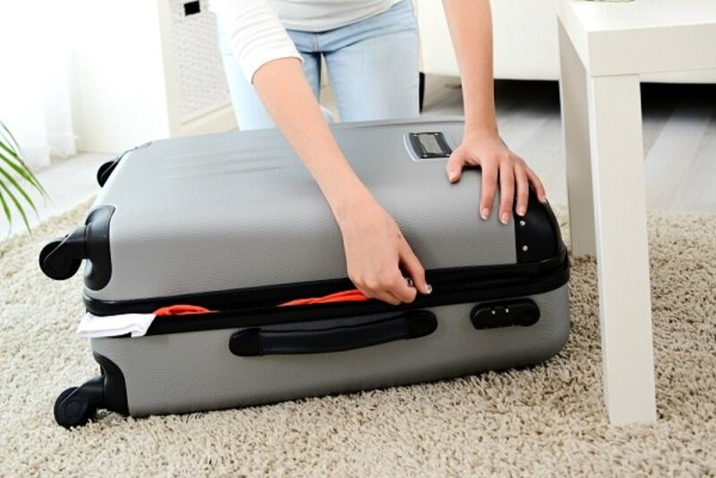 Cân thử vali trước ở nhà