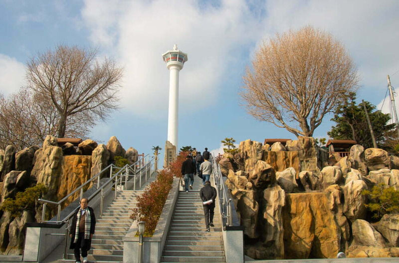 Tháp Busan mùa thu Tháp Busan mùa thu