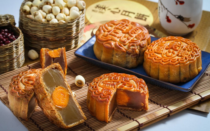 Món bánh trung thu truyền thống Món bánh trung thu truyền thống