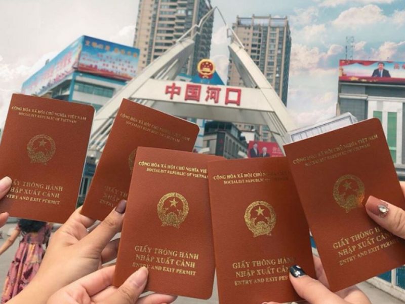 Sổ thông hành đi Hà Khẩu