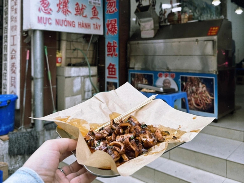 Mực nướng Ông Trọc