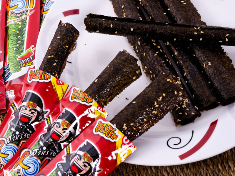 Rong biển cháy tỏi, rong biển sấy