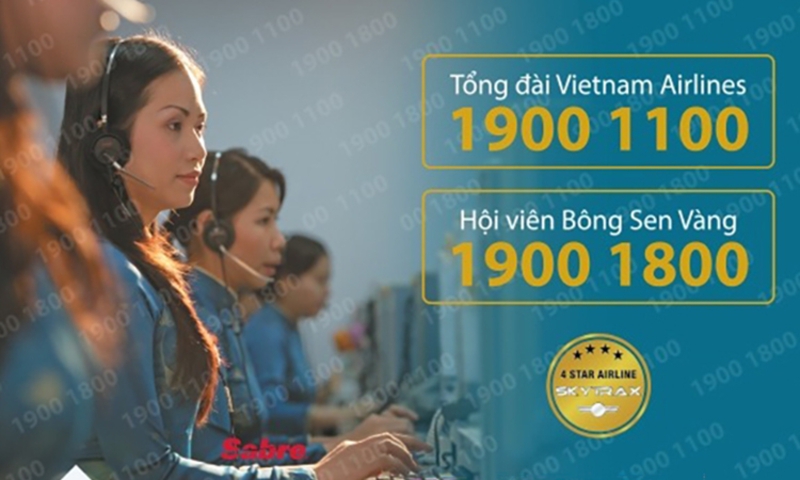 Tổng đài liên hệ của Vietnam Airlines Tổng đài liên hệ của Vietnam Airlines