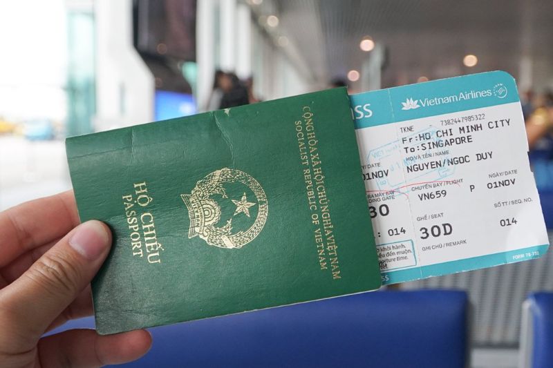 Chuẩn bị giấy tờ với các chuyến bay quốc tế Chuẩn bị giấy tờ với các chuyến bay quốc tế