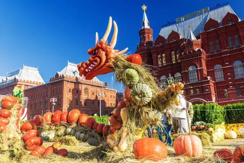 Lễ hội thu hoạch truyền thống của Nga vào mùa thu