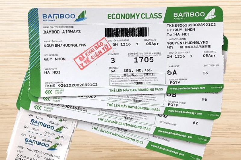 Vé máy bay Eco Bamboo Airways Vé máy bay Eco Bamboo Airways