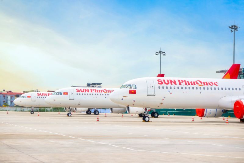 Đặt v&eacute; m&aacute;y bay Sun PhuQuoc airways online