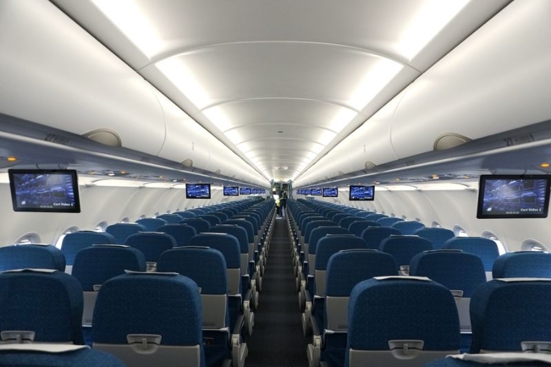 T&agrave;u bay phục vụ chặng Cần Thơ - Đ&agrave; Nẵng của Vietnam Airlines
